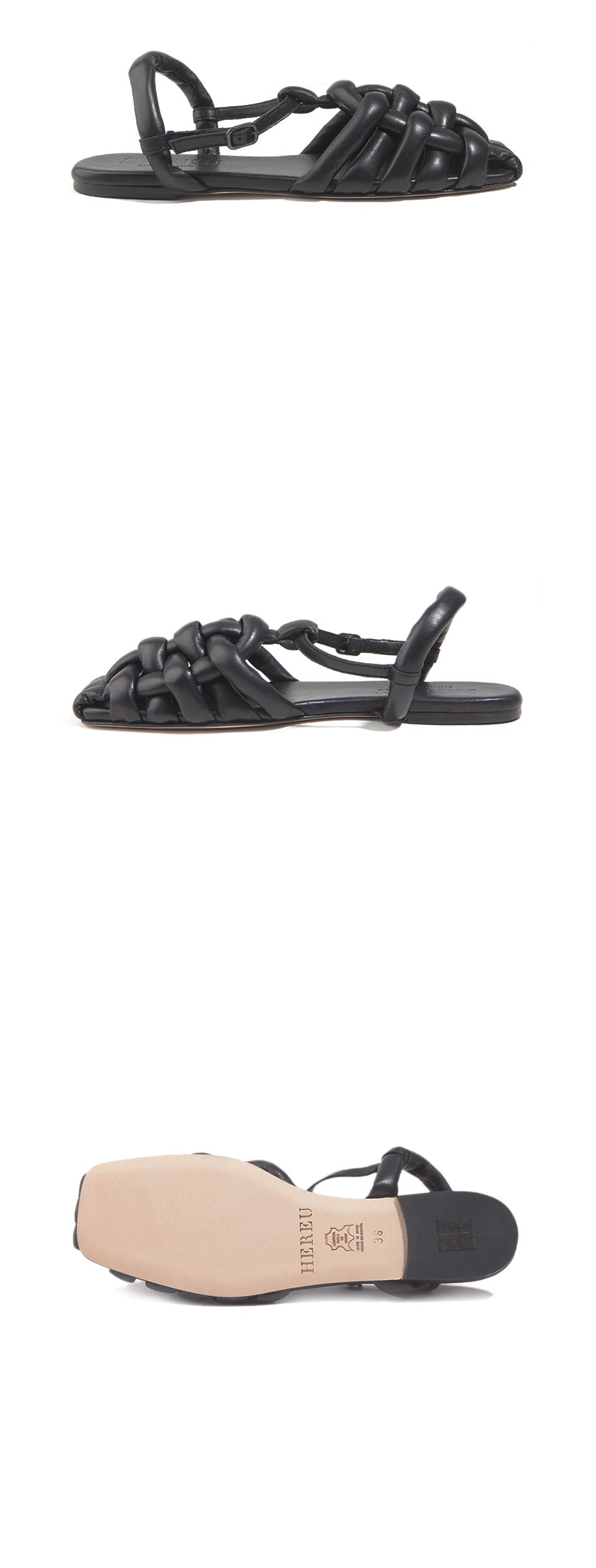 HEREU Cabersa Leather Sandals for Women
