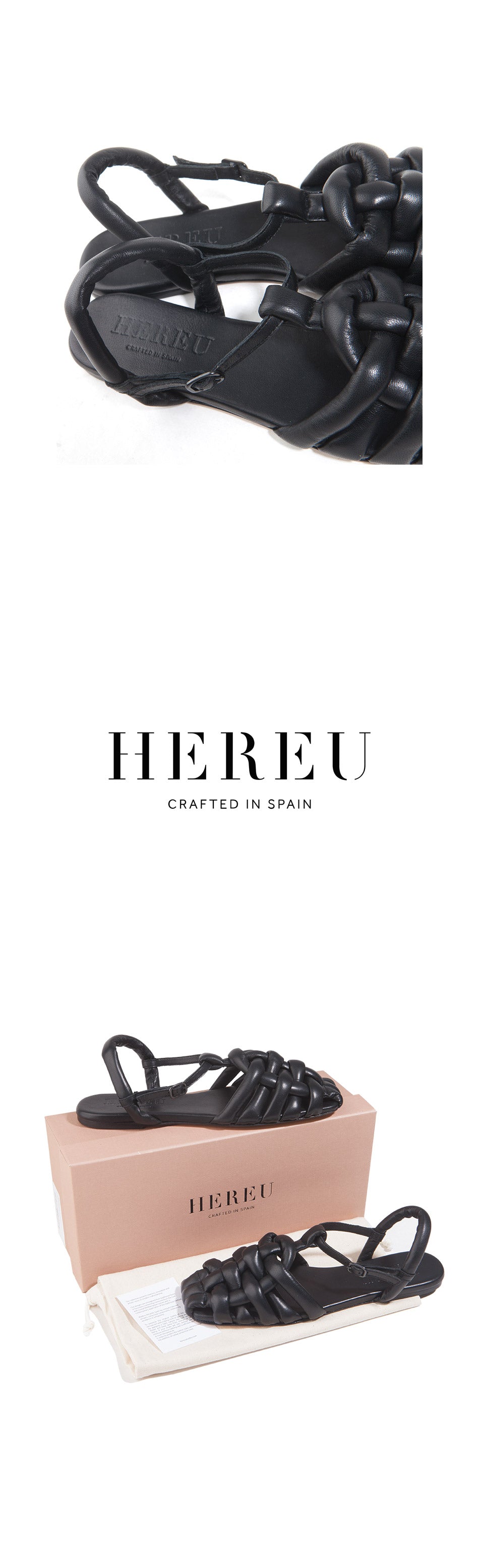 HEREU Cabersa Leather Sandals for Women