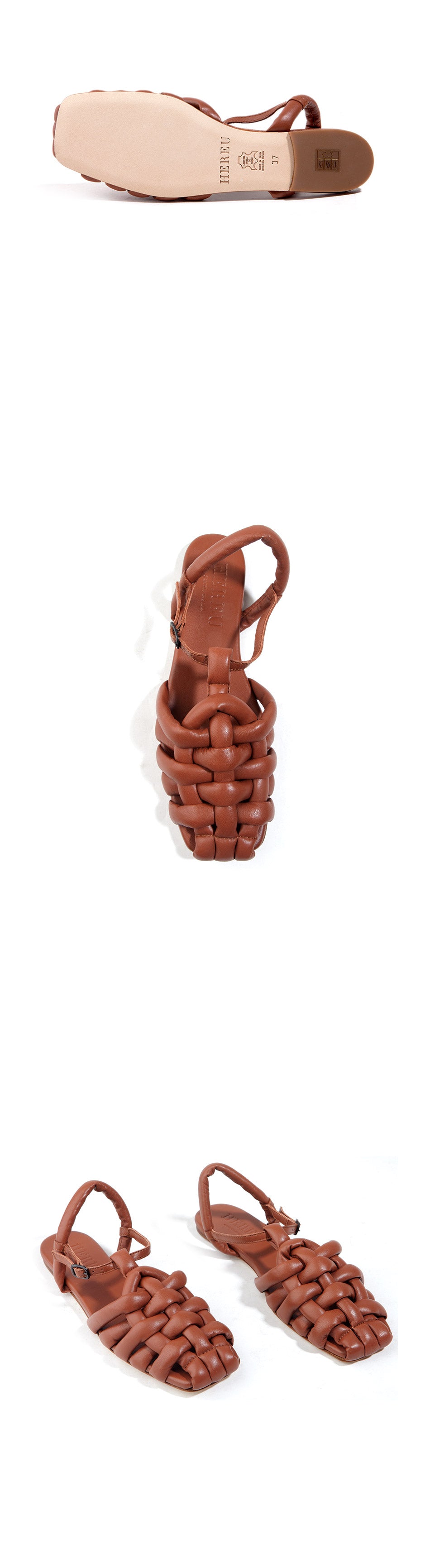 HEREU Cabersa Leather Sandals for Women