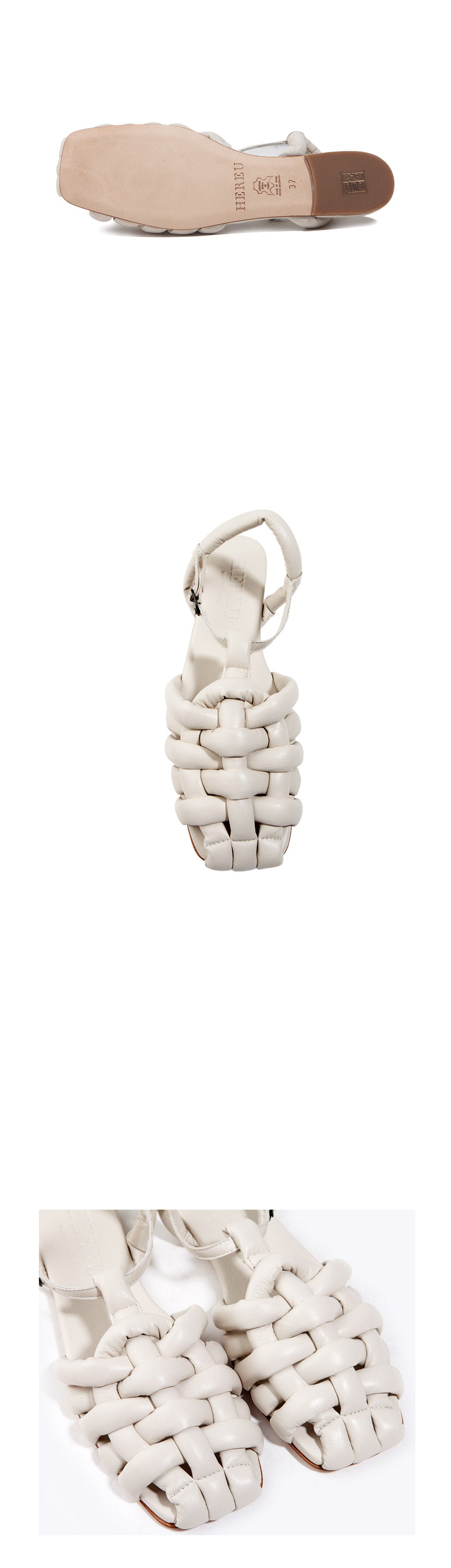 HEREU Cabersa Leather Sandals for Women