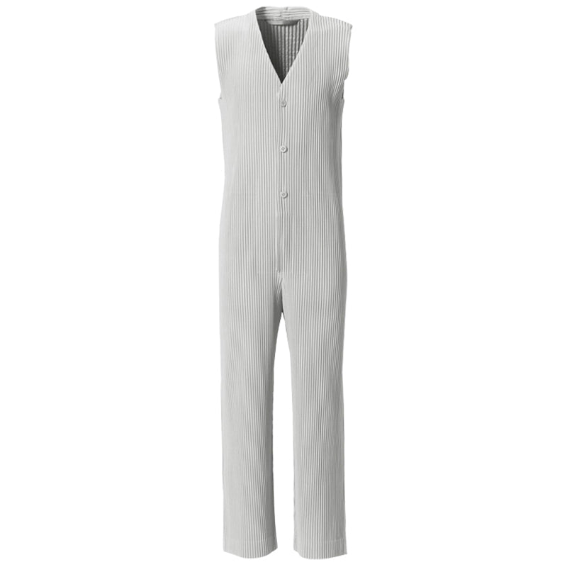Issey Miyake Homme Plisse Men's Pleated Jumpsuit JI118