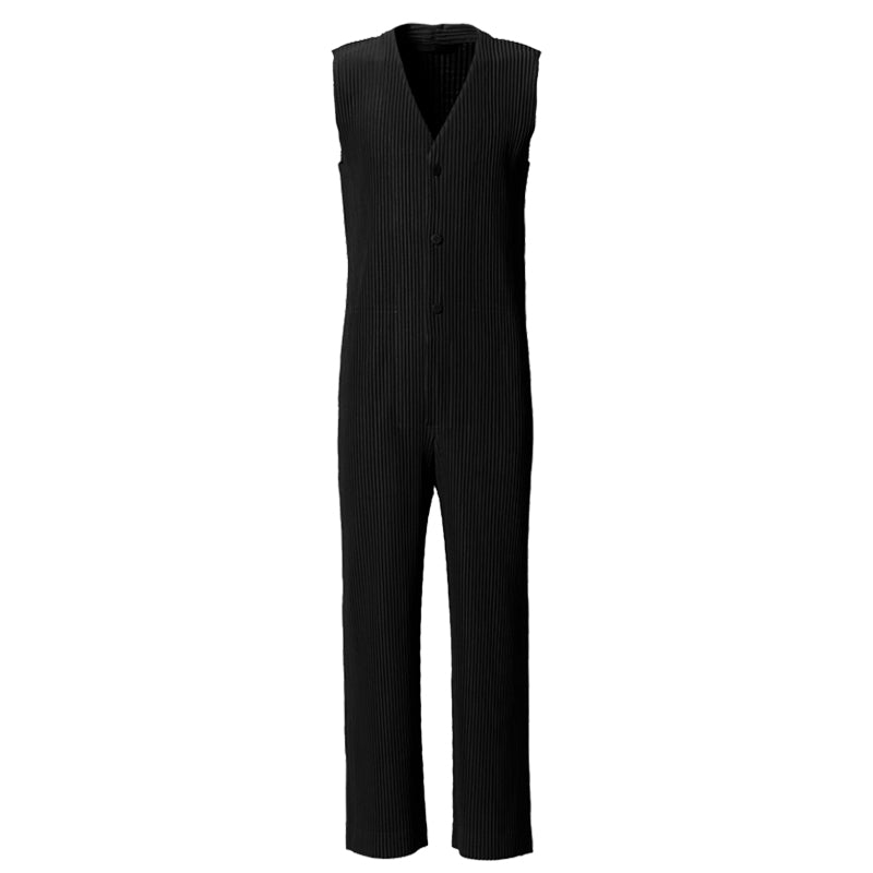 Issey Miyake Homme Plisse Men's Pleated Jumpsuit JI118