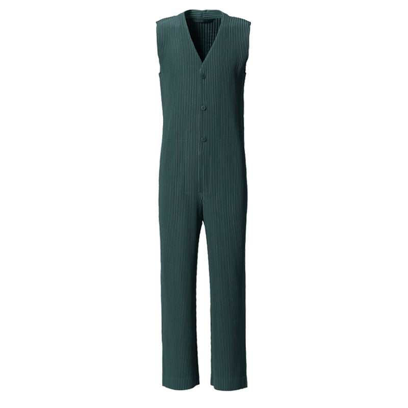 Issey Miyake Homme Plisse Men's Pleated Jumpsuit JI118