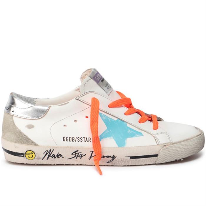 GOLDEN GOOSE Women's Mint Star Print Low Top Sneakers F002537