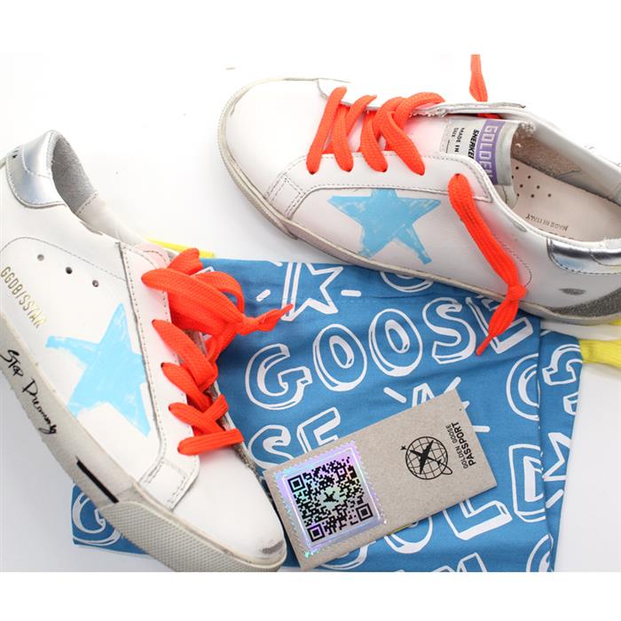 GOLDEN GOOSE Women's Mint Star Print Low Top Sneakers F002537