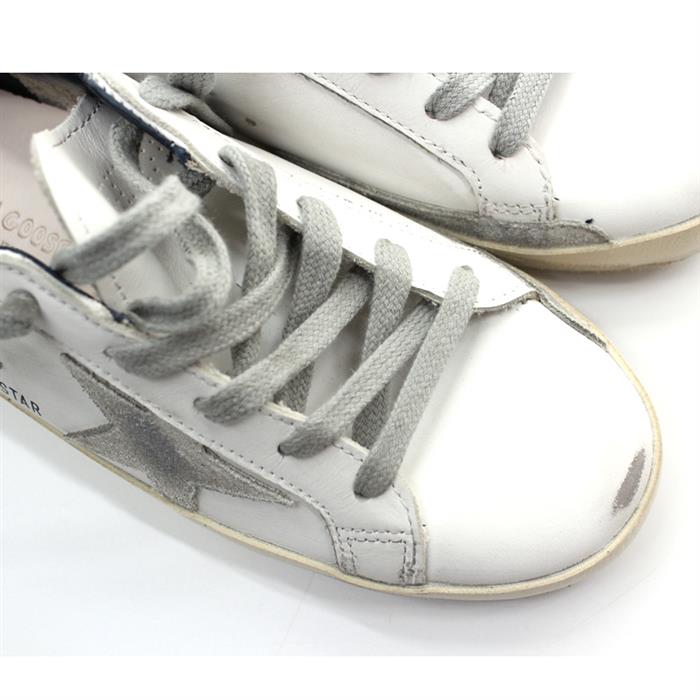 GOLDEN GOOSE Women's Navy Heel Tab Low Top Sneakers F000414