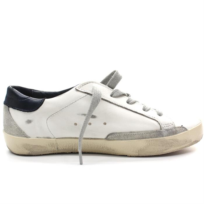 GOLDEN GOOSE Women's Navy Heel Tab Low Top Sneakers F000414