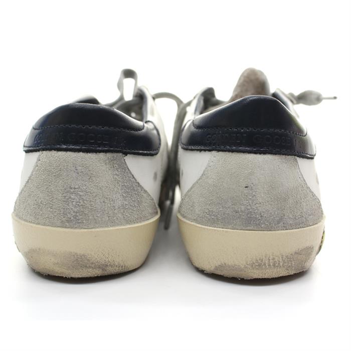 GOLDEN GOOSE Women's Navy Heel Tab Low Top Sneakers F000414