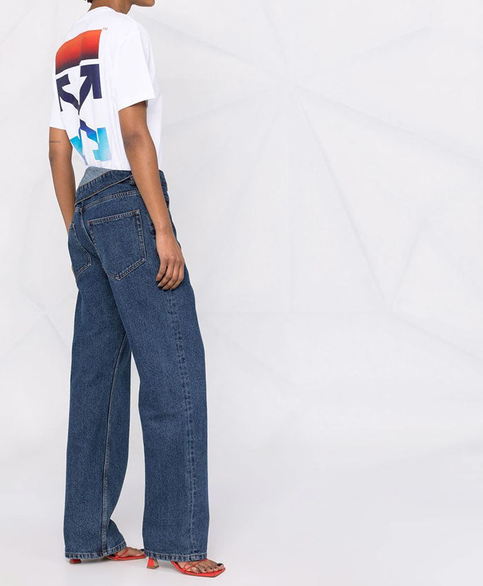 OFF WHITE Gradient Arrow Logo Women’s T-Shirt White
