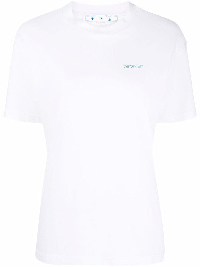 OFF WHITE Gradient Arrow Logo Women’s T-Shirt White