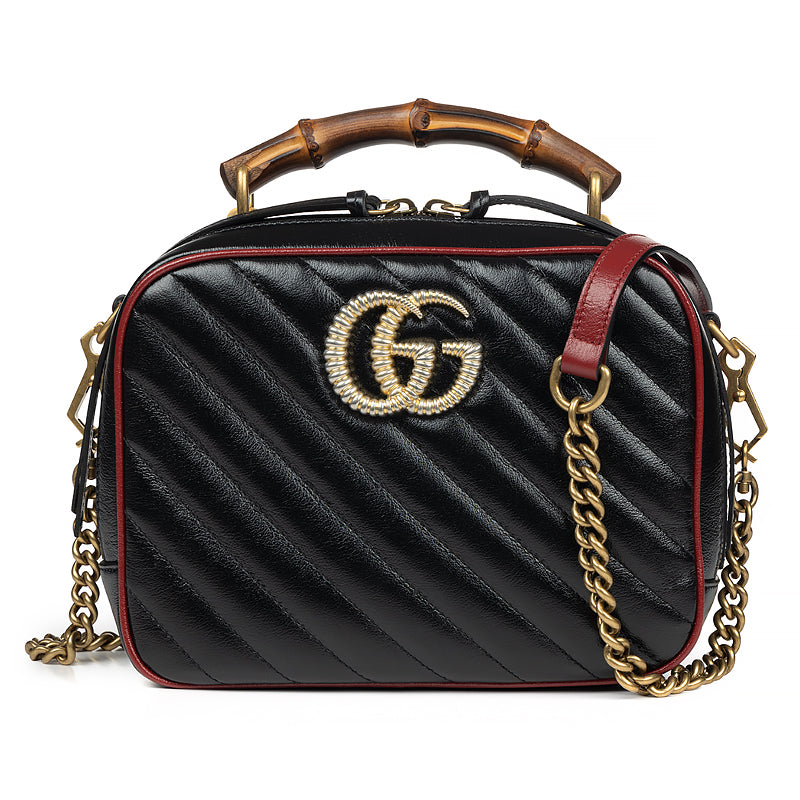 GUCCI Bamboo Small Shoulder Tote Bag 60227000LFX 8227