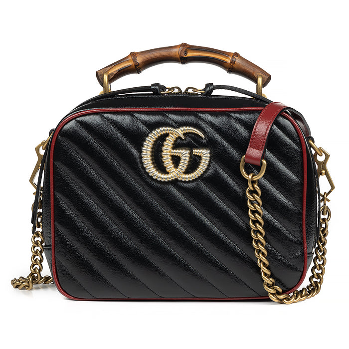 GUCCI Bamboo Small Shoulder Tote Bag 60227000LFX 8227
