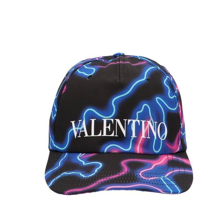 VALENTINO Neon Camo Logo Baseball Cap for Men XY2HDA10