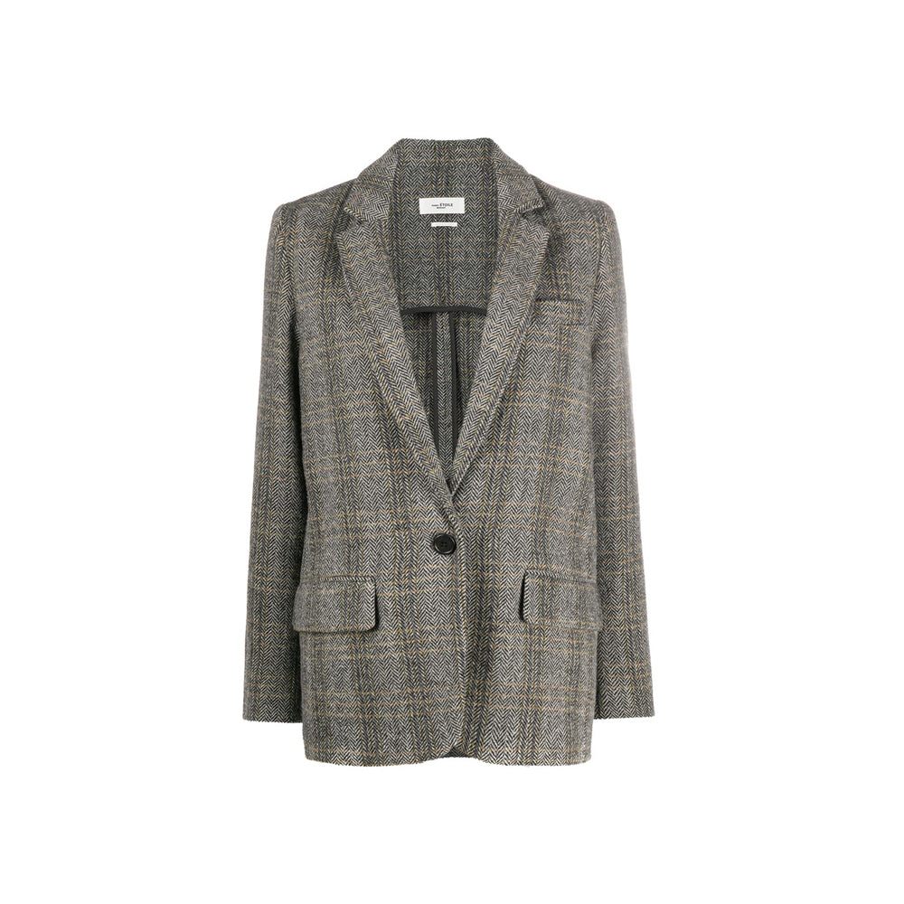 Isabel Marant Charlie Wool Blazer Beige Jacket