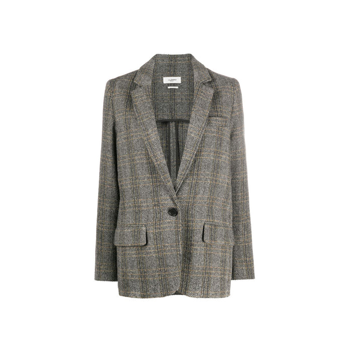 Isabel Marant Charlie Wool Blazer Beige Jacket