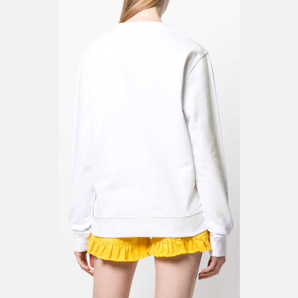 MSGM Logo Print Crewneck Sweatshirt