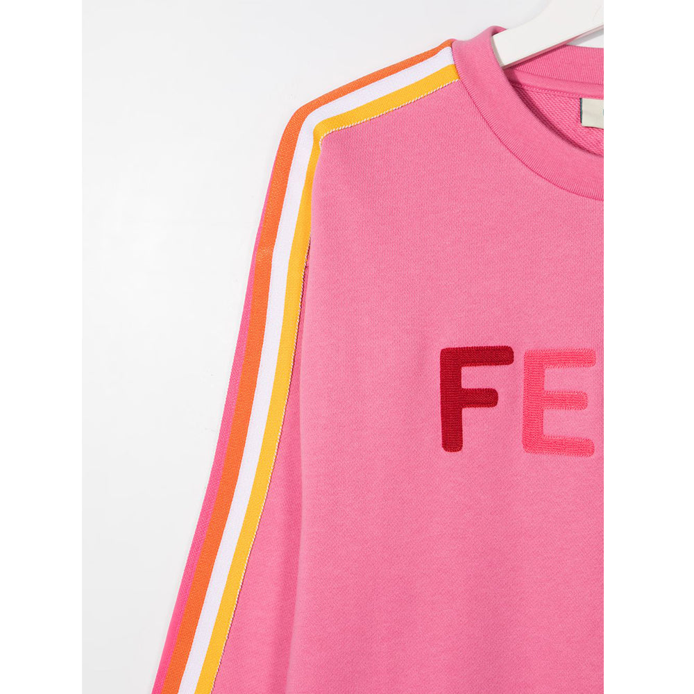 FENDI Kids Women’s Stripe Sweatshirt