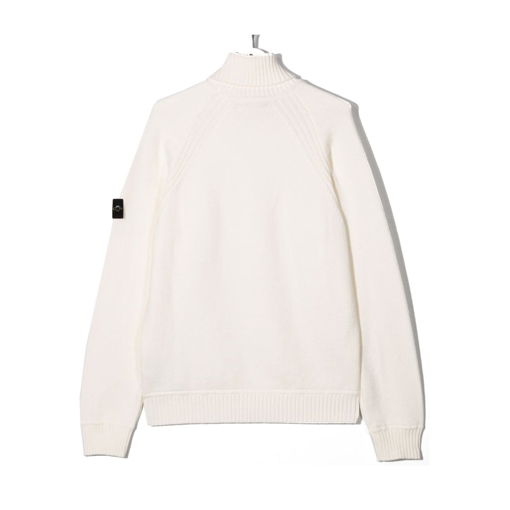 STONE ISLAND Black Turtleneck Wool Sweater for Women