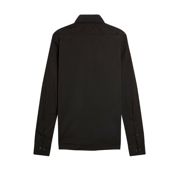 CP Company Lens Poplin Long Sleeve Shirt Black