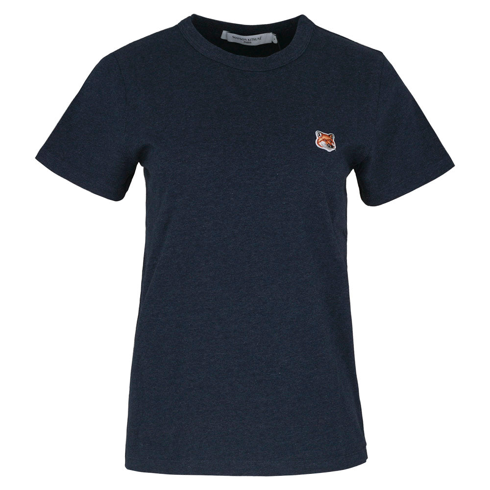 Maison Kitsune Fox Head Womens Short Sleeve T-Shirt White