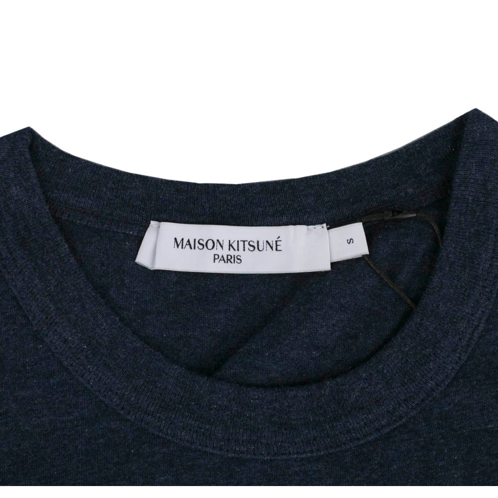 Maison Kitsune Fox Head Womens Short Sleeve T-Shirt White