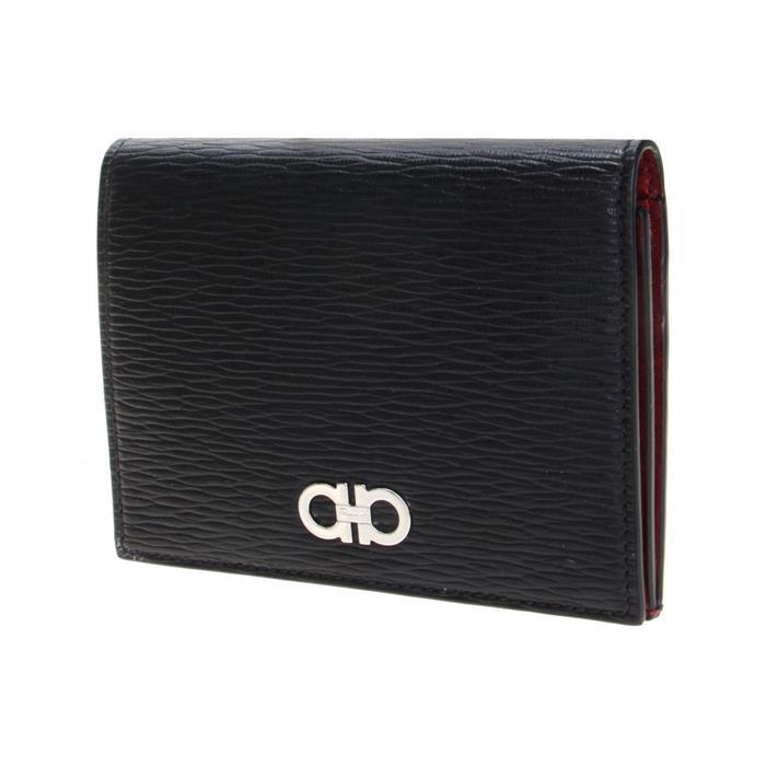 Ferragamo Gancini Leather Card Holder 66 1073 0753629