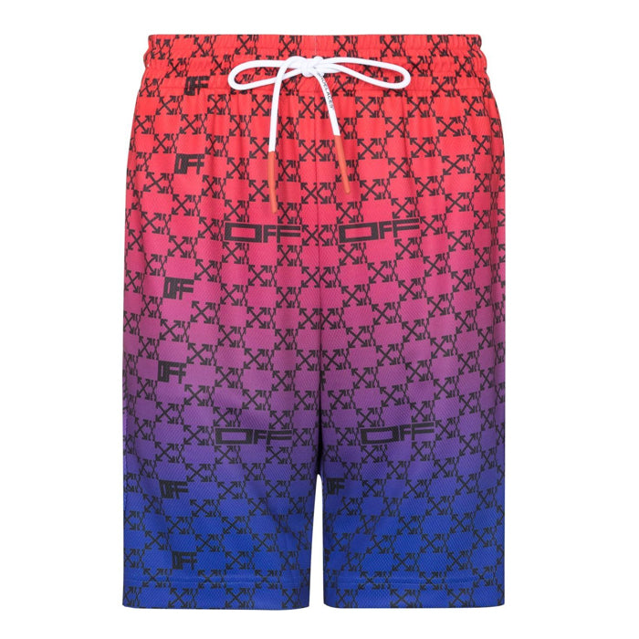 OFF WHITE Gradient Bermuda Shorts OMVH025S22FAB001