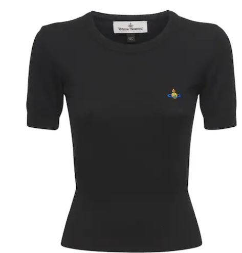 Vivienne Westwood BEA Cotton Knit Sweater Black