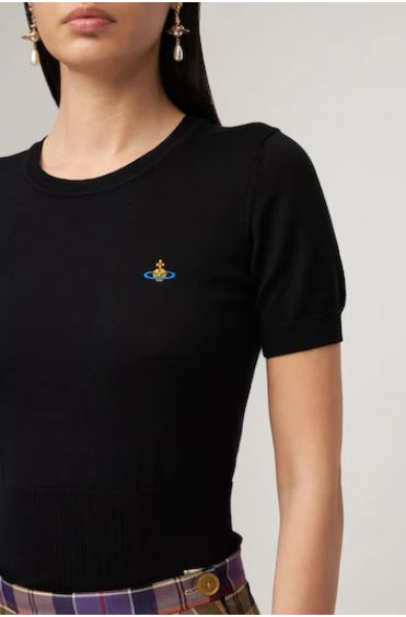 Vivienne Westwood BEA Cotton Knit Sweater Black