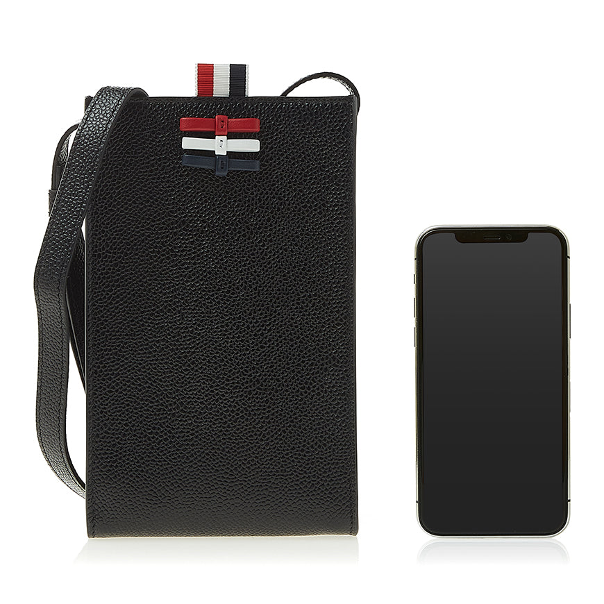 THOM BROWNE Three Bow Women's Crossbody Phone Holder Bag FAC108A 00198 001 1