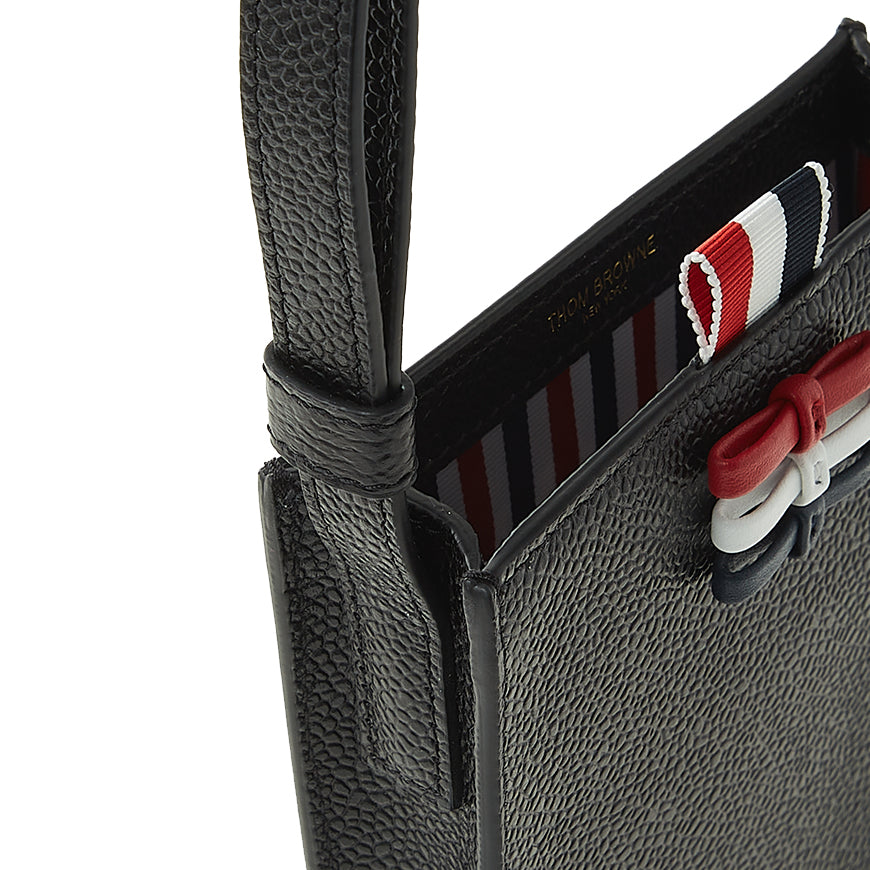 THOM BROWNE Three Bow Women's Crossbody Phone Holder Bag FAC108A 00198 001 1