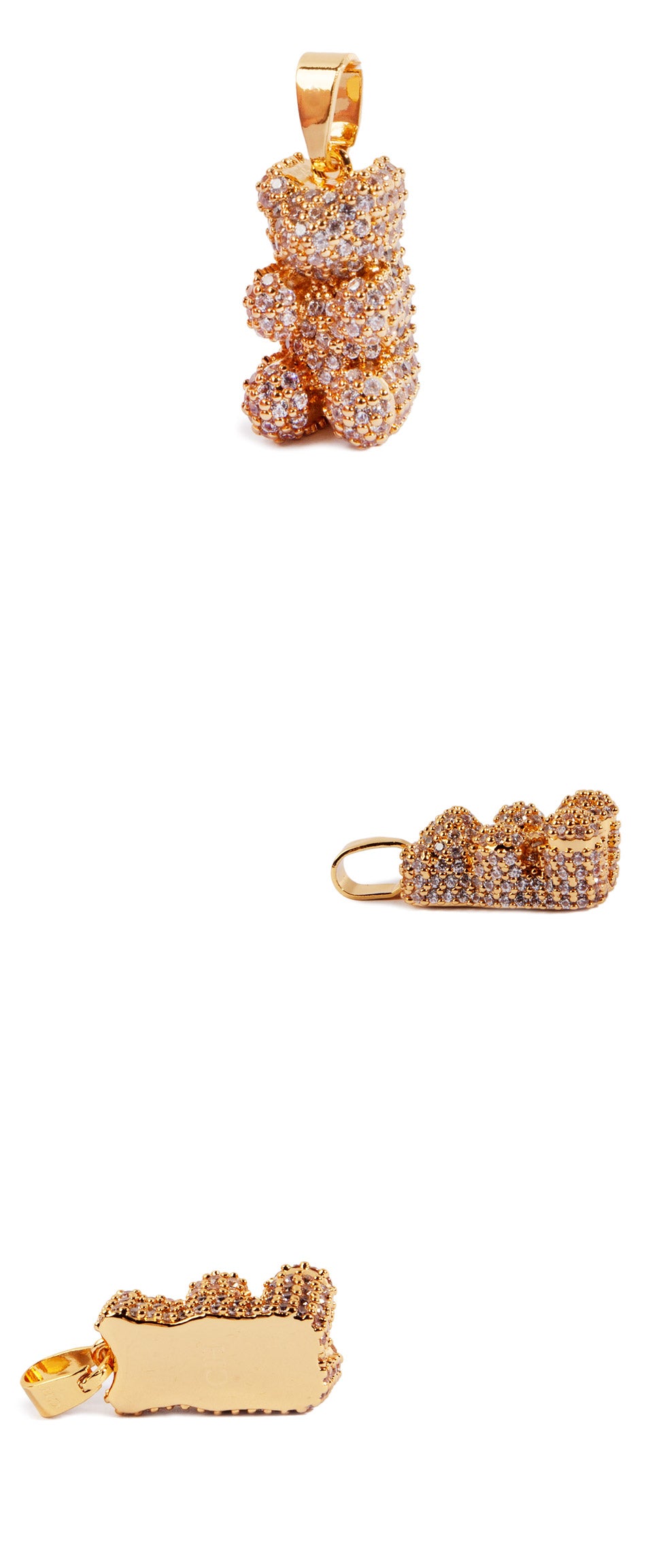 CRYSTAL HAZE Gold Haribo Family Edition Pendant Necklace