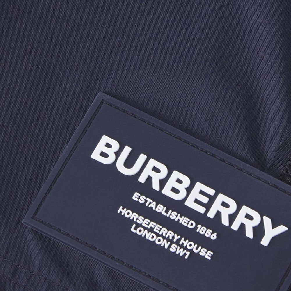 BURBERRY Logo Motif Swim Shorts Black Women’s Swimwear