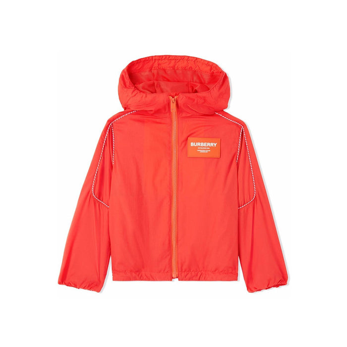 BURBERRY Womens Horseferry Logo Hooded Jacket