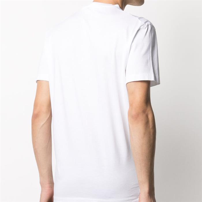 Dsquared2 ICON Black Tape White Men's T-Shirt S79GC0035