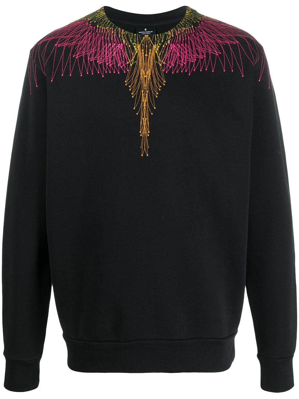 Marcelo Burlon Beige Wings Crewneck Sweatshirt Men