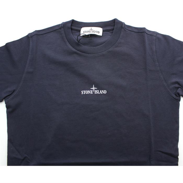 STONE ISLAND Navy Short Sleeve T-Shirt Women’s Junior Size