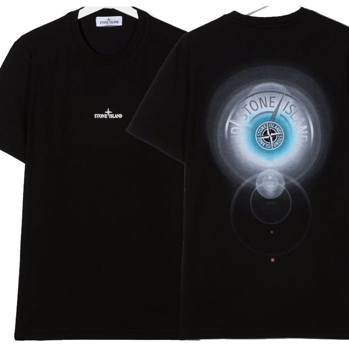 STONE ISLAND Women’s Short Sleeve T-Shirt Black