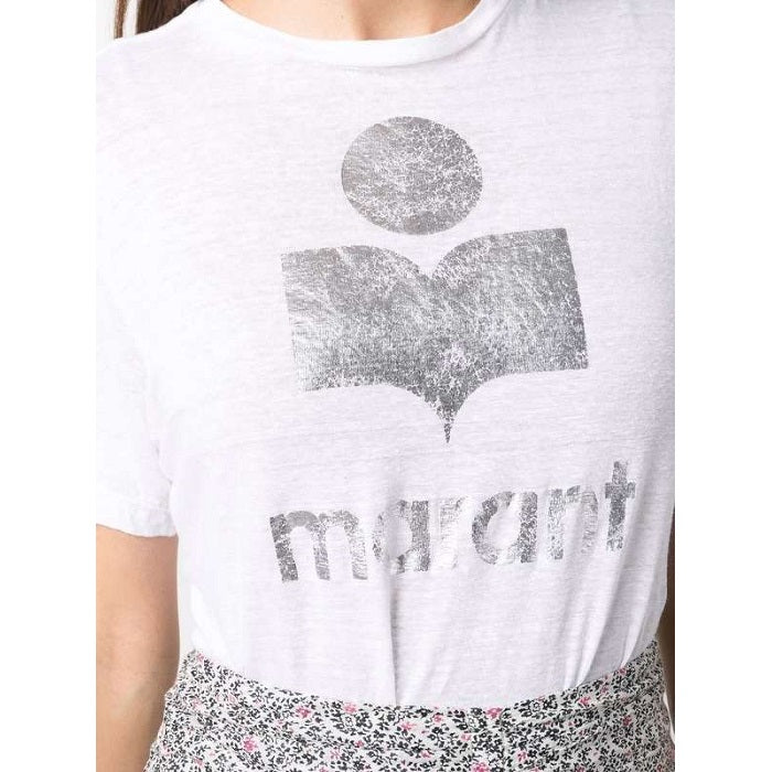 Isabel Marant Women's Logo Cotton T-Shirt TS0406 00M008E
