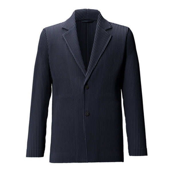 Issey Miyake Homme Plissé Black Pleated Jacket for Men JD201 4