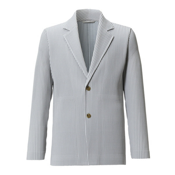 Issey Miyake Homme Plissé Black Pleated Jacket for Men JD201 4