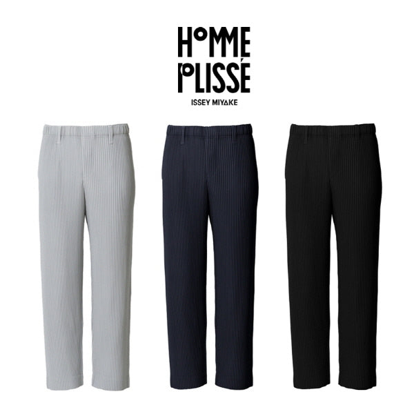 Issey Miyake Homme Plisse Men's Pleated Straight Pants JF150