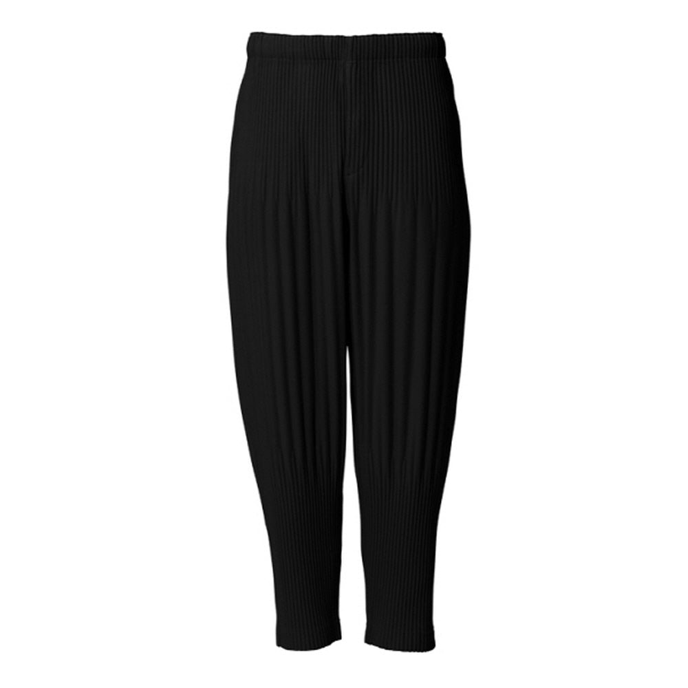 Issey Miyake Homme Plisse Pleated Cropped Pants JF153