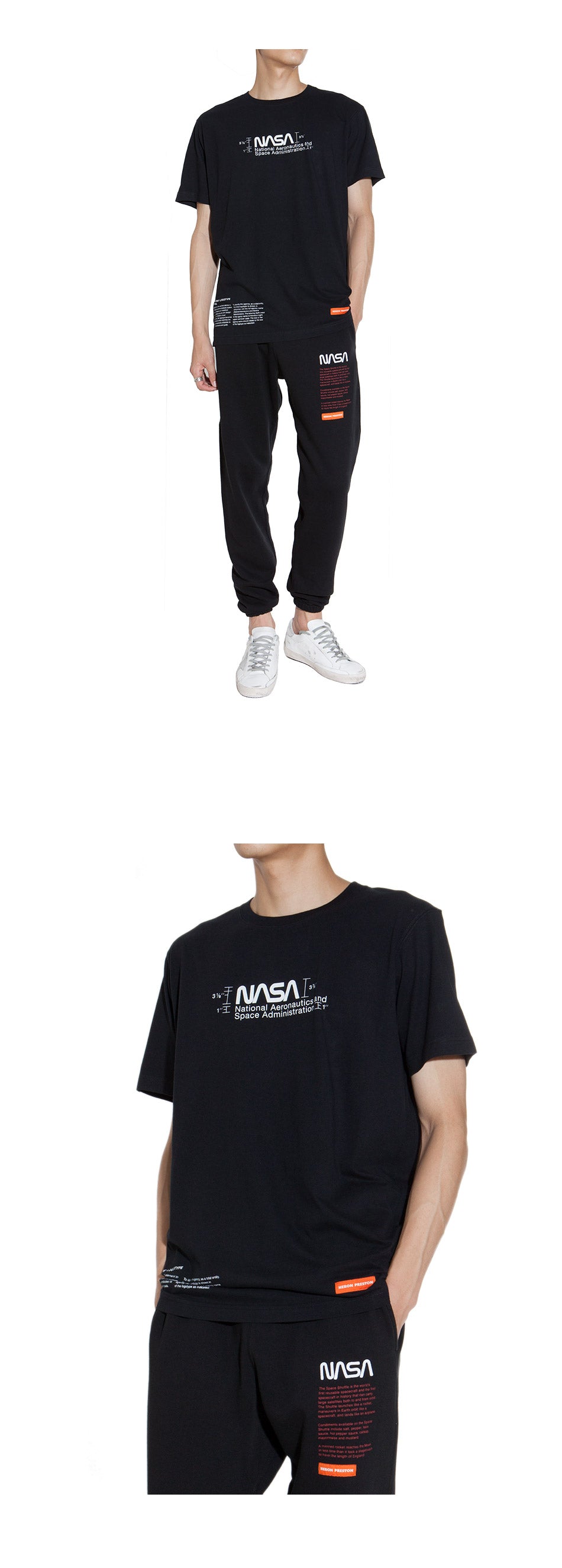 HERON PRESTON Men's Short-Sleeve T-Shirt HMAA004F19760018 HMAA004F19760019