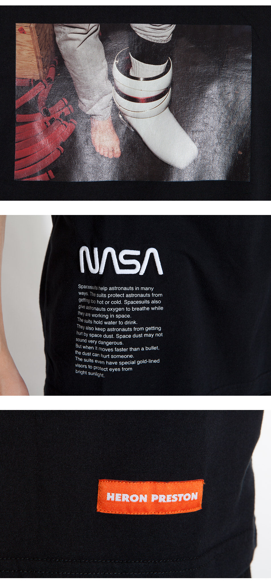 HERON PRESTON Men's Short-Sleeve T-Shirt HMAA004F19760018 HMAA004F19760019