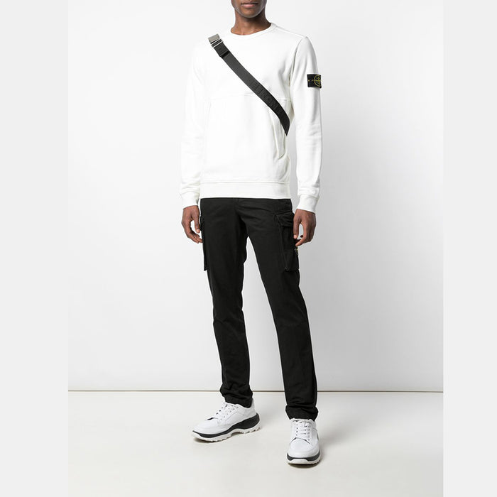 STONE ISLAND Woven Badge Side Pocket Sweatshirt Black Men