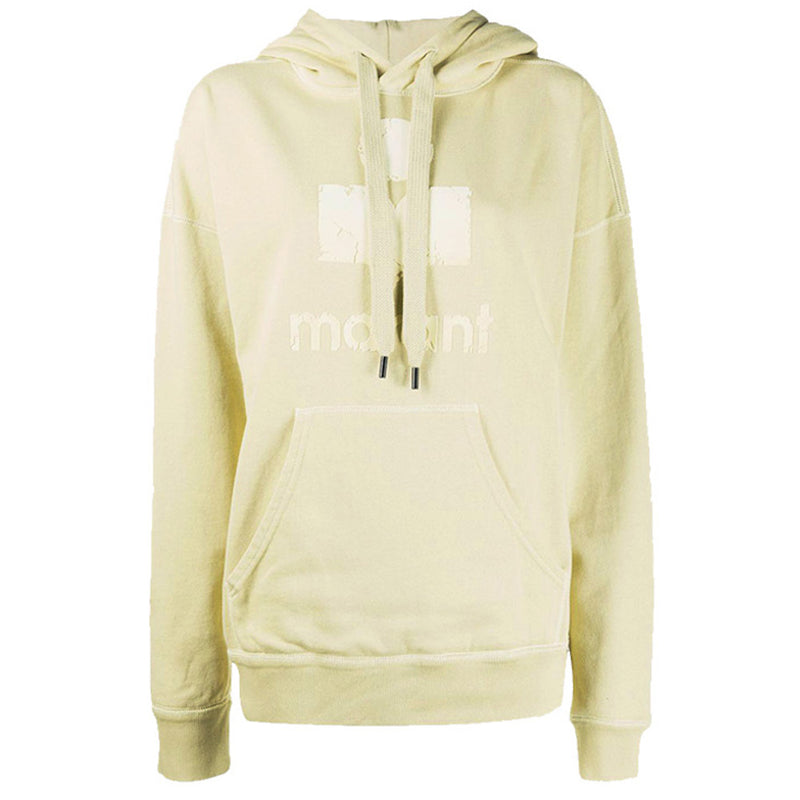 Isabel Marant Mansel Velour Logo Hoodie