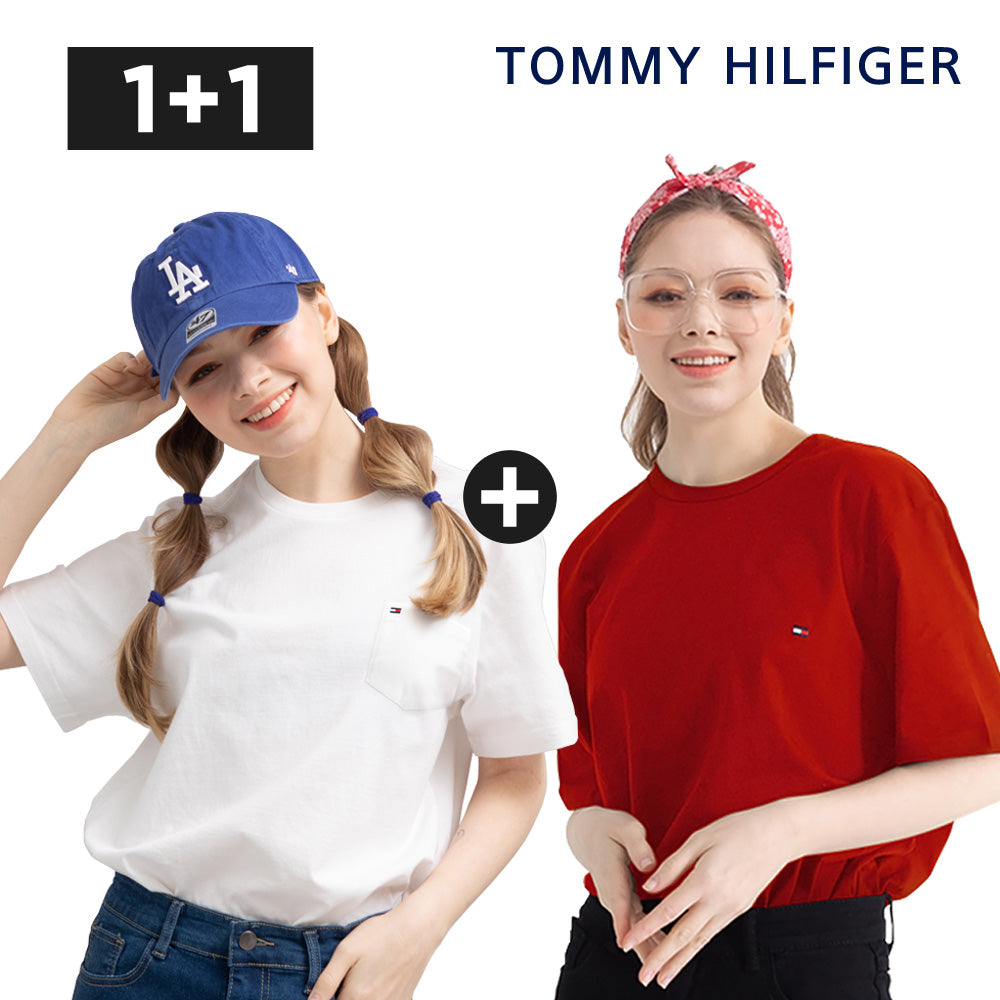 TOMMY HILFIGER Unisex Best Seller Short Sleeve T-Shirt Set 11
