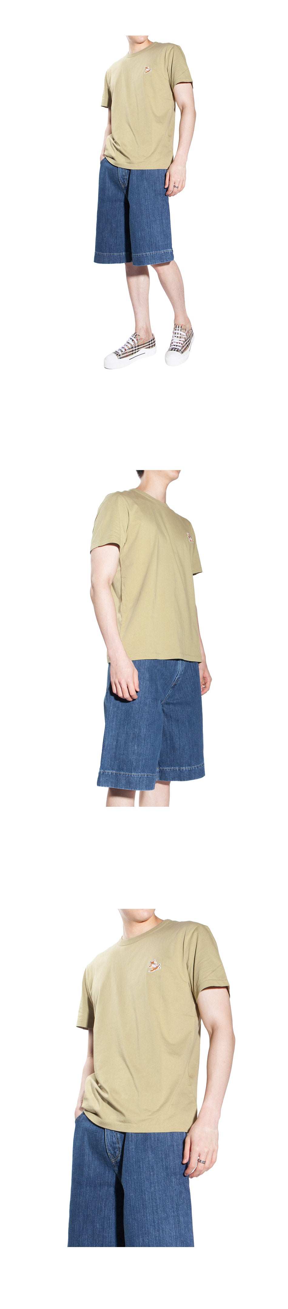 Maison Kitsune Chillax Fox Men's Short Sleeve T-Shirt GU00154KJ0010