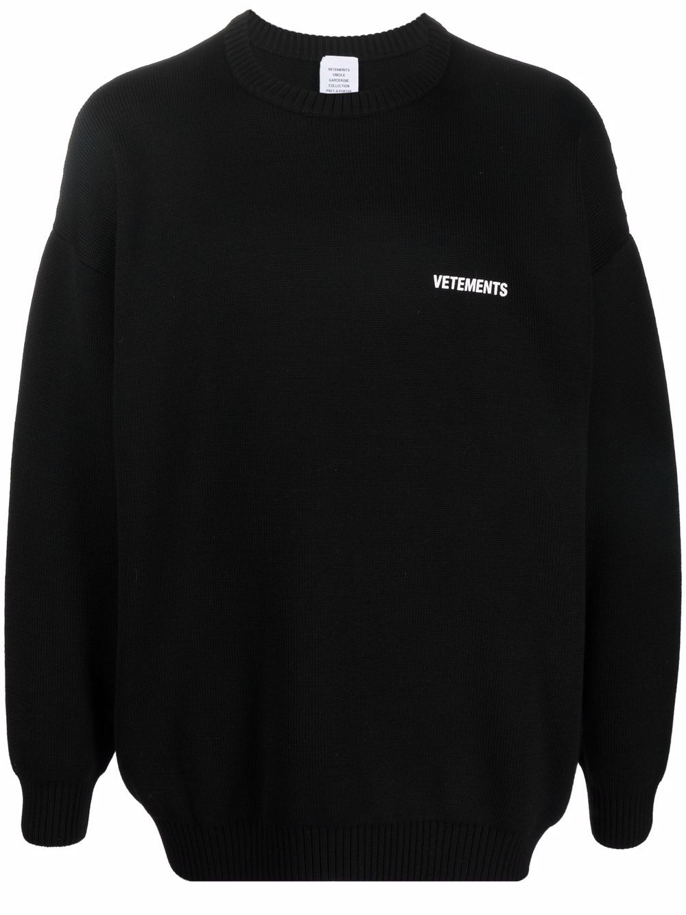 Vetements Logo Men's Crewneck Knit Sweater UE52KN360B 2901